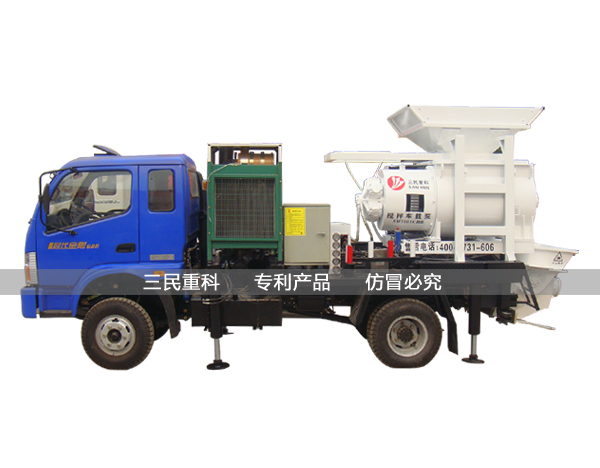 車載式混凝土攪拌輸送泵 工程機(jī)械領(lǐng)域的效率革命